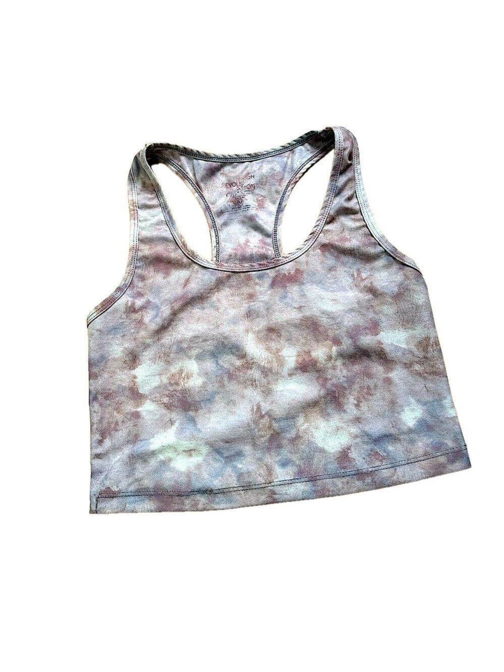 ☀️ EVOLUTION & CREATION Tie Dye Crop Tank